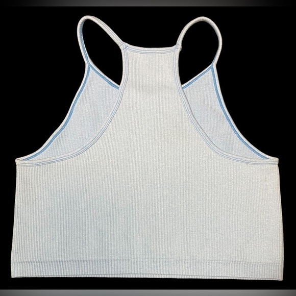 AS Revival by Altar’d State Ribbed Cami Top Size Medium/Large Light Blue Cropped - Picture 9 of 14